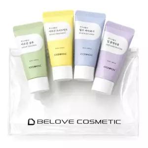 푸드어홀릭 여행용 어매니티 4종 세트 50ml x 4 + 파우치