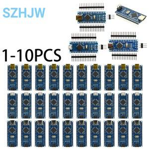 호환 1-10PCS Nano V3 0 ATmega328P/PB CH340 USB 모듈, DIY 전자 프로젝트용 부트로더가 포함된 미니 Arduino 호환 보드