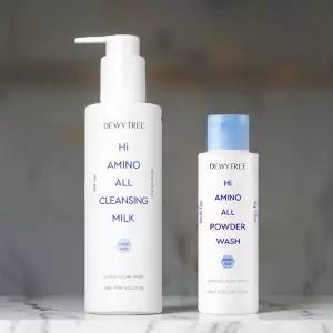 DEWYTREE 듀이트리 하이 아미노 클렌징 세트 [클렌징 밀크 200ml + 파우더 워시 50g]