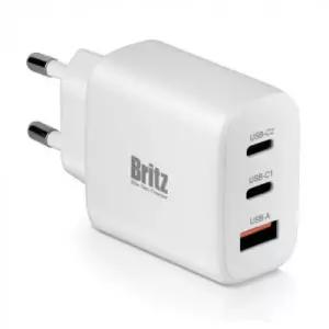 브리츠 BZ-PD65W PD PPS C타입 65W 3포트 GaN 고속 충전기