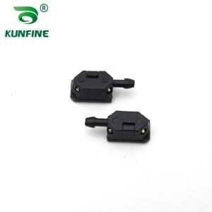 2pcs 범용 자동차 앞 유리 와셔 노즐 청소 8mm 9mm 비 브러시 닦아 팔 4 구멍 물 스프레이 입