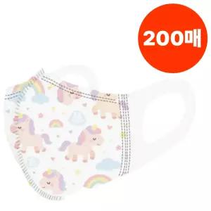 메디케이알 마스크 메디앙 유아 유니콘 200매 중형