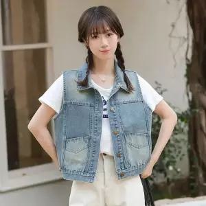 여자 청 빈티지 봄 캐주얼 자켓 프리미엄 코트 원픽1