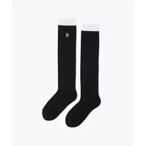 MUNSINGWEAR 여성 베이직 니삭스 블랙 MR122LSO11