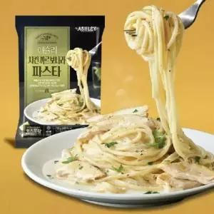 애슐리 LEY 애슐리 치킨 까르보나라 파스타 냉동 1인분 홈파티 홈밥 양식 간단요리 아이식사 간편요리 4709