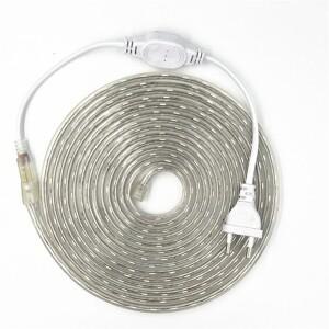 LED 스트립 빛 AC 220V SMD 5050 유연한 방수 테이프 60LEDm 리본 거실 1M2M3M4M5M6M7M8M10M15M20M