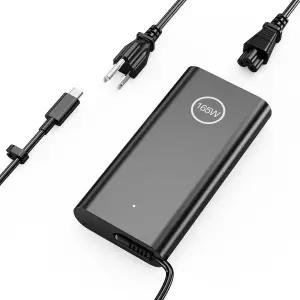 Dell XPS 17 9720 9730용 165W GaN USB C 노트북 충전기 정밀 5690 5680 3581 3580 Latitude 9440 7640