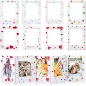 후지필름 인스탁스 2.5x3.5인치 냉장고 자석용 모토토 16팩 마그네틱 액자 미니 테이블 학교 사무실 지갑