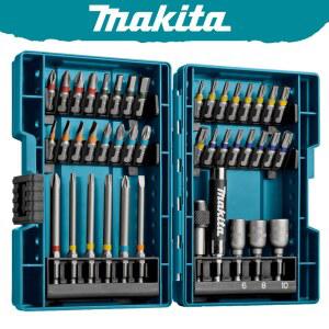 Makita B-55697 전동 스크루드라이버 비트 세트, 컬러 코드 크로스 플라워 타입 육각 소켓 비트, 전동 공구 부착물, 43