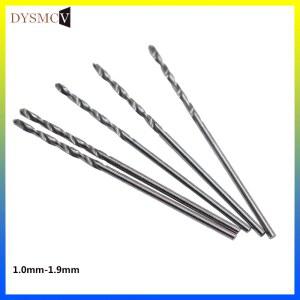 10pcs 1mm 1.1mm 1.2mm 1.3mm 1.4mm 1.5mm 1.6mm 1.7mm 1.8mm 1.9mm마이크로 카바이드 드릴 비트 작은 회전 도구