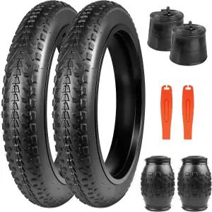 ZUKKA 자전거 타이어 20/24/26 x 3.0 뚱뚱한 1/2 팩 교체 접이식 산악 고밀도 스노우 비치 BMX MTB 전기