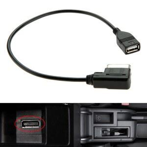 호환 1 PC 미디어-In MMI MDI AUX-자동차 음악 인터페이스 USB 어댑터 케이블-Audi A3 A4 A5 A6 A8 Q5 자동차 스타일링