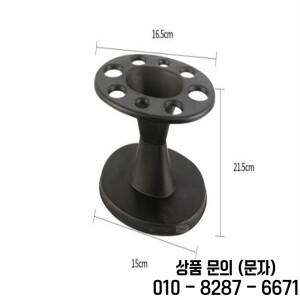 라운드 헤어 도구 스탠드 살롱 브러쉬 가위 아이언 롤 빗 액세서리 홀더 스타일링 1 개