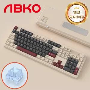 앱코 AF108PRO ABKO x SOAI 콜라보 3모드 기계식 키보드 와인그레이 세이야축