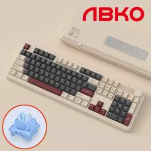 앱코 AF108PRO ABKO x SOAI 콜라보 3모드 기계식 키보드 와인그레이 경해축