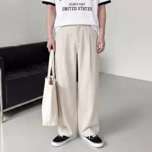 원턱 밴딩 린넨 치노 와이드 팬츠 5color