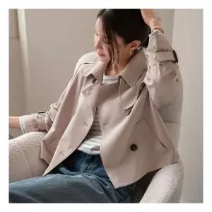 캔마트 힐즈 숏 바바리 자켓