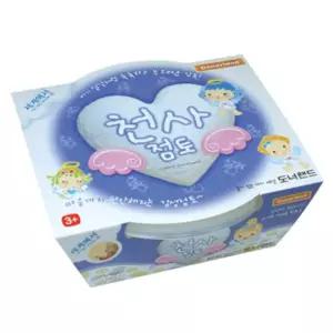 천사 클레이 70g 벌크 유아 점토 놀이 도너랜드 천사점토 흰색 방과후 미술 수업 재료 아트 1인용 학교 학