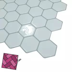 월타일스티커 S54 큰벌집 육각 시트 데코타일 uJY4+4LRx