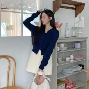 [다잇템] 여성 에이라인 골덴 짧은 베이직 치마 모직