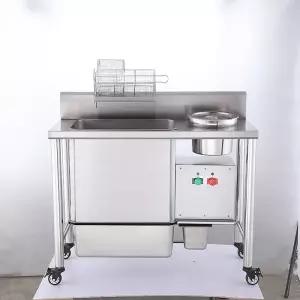 치킨 조리대 반죽 제빵 닭강정 작업대 튀김 선반 양념 테이블 주방 치킨집