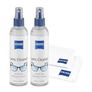 ZEISS 렌즈 케어 팩 u2013 2x 8oz 스트릭 프리 및 안경 광학용 극세사