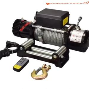 고품질 윈치 전동 12V/24V 13000LB 와이어 로프/합성
