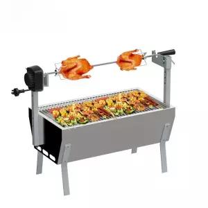 숯불 전기 바베큐 그릴 BBQ 스핏 로스터 로티세리 기계 꼬치구이