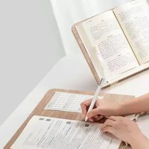 16단 조절 독서대 바른자세 거치대 원목 각도조절 학습용 스탠드