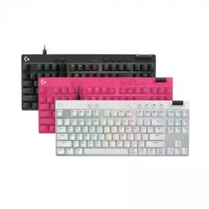[로지텍] G PRO X TKL RAPID 유선 게이밍 키보드 (핑크)