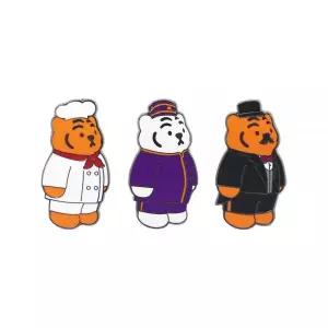 무직타이거 배지 호텔무직 뚱랑이 뱃지 브로치 선택 1개 MNS