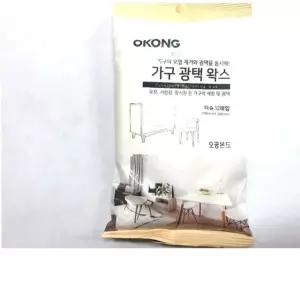 가구광택 티슈 목재크리너 왁스티슈 12매입