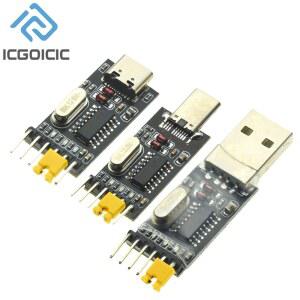 호환 USB-TTL 변환기 UART 모듈 CH340G CH340 3 3V 5V 스위치 유형-C