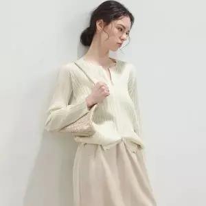 [플리츠무드](강남점)리나 플리츠 블루종 점퍼
