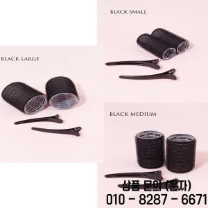 헤어 클립 자체 접착 컬링 튜브 천연 카드  살롱 소녀 미용 및 스타일링 도구가 포함된 4PCS 휴대용 경기자