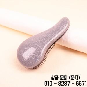 1개입 엉킴 방지 헤어 브러시 여성 남성용 천연 젖은 머리와 마른 및 실제 가발 정전기 부드럽고 내구성 있