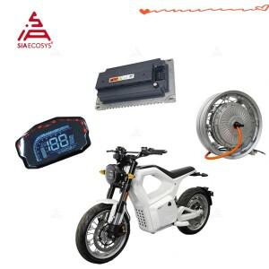 QSMotor QS273 8000W V3 전기 오토바이 스포크 허브 모터(컨트롤러 및 디스플레이 변환 키트 포함 17x4.25