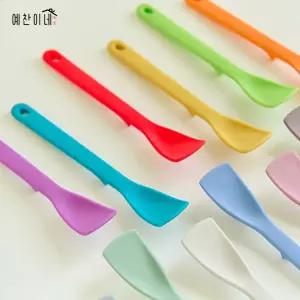 국산 실리콘 스패출러 스패츄라 스패츌러 베이킹 제빵 주걱 13color
