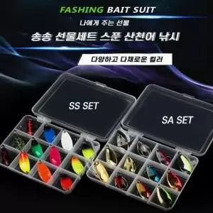 송어 산천어 스푼 루어 세트 계류 낚시 루어세트