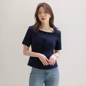 시크라인 XXL까지) 바이티 스퀘어넥 블라우스 하객룩 오피스룩 모임룩 격식룩 빅사이즈