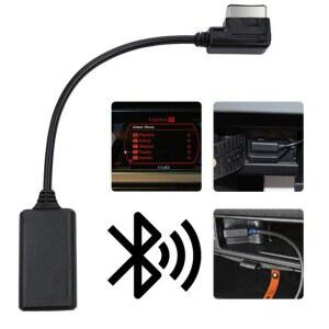 호환 Audi용 오디오 AUX 케이블 어댑터, Bluetooth MMI, A1, A3, A5, A6, A8, Q3, Q5, Q7RS4, S3, S4와 연결되는 인터페이스