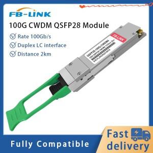 100G CWDM4 2KM QSFP28 이중 LC 광섬유 모듈은 Cisco Mikrotik Mellanox ubiquiti 스위치와 호환됩니다.