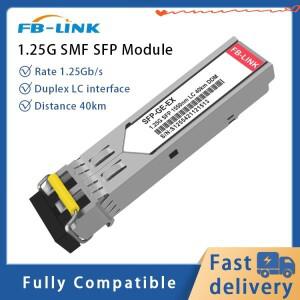 1.25G 1550nm 40KM SFP 모듈 Cisco Juniper Mikrotik Ubiquiti 이더넷 스위치용 LC 트랜시버 광섬유