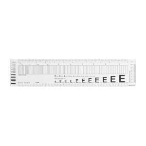 웨스트콧 GA-96 컴퓨터 포인트 & 피카 자, 투명 그래픽 아트 자, 12인치