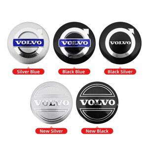 호환 56mm 60mm 65mm 자동차 휠 센터 허브 캡 림 커버 스티커 볼보 XC40 XC60 V60 V40 XC90 V50 S60 V70 S90 AWD 자동차 액세서리