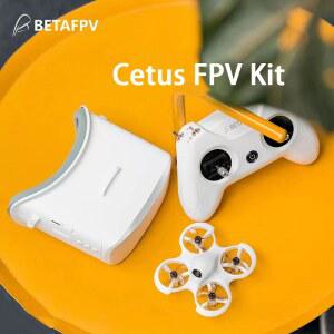 초보자를 위한 BETAFPV Cetus FPV 키트, 브러시드 쿼드콥터, LiteRadio2 SE 송신기 및 VR02 FPV 고글 포함, 즉시 비행 가능한 드론 세트