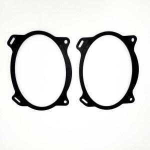 호환 후면 데크 스피커 어댑터 플레이트, 도요타 캠리 코롤라 솔라 야리스, 6 인치 x 9 인치, 2