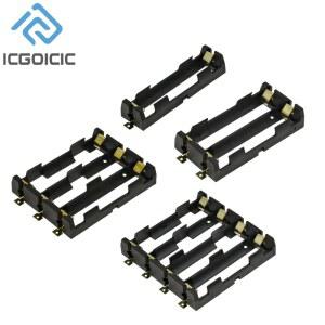 호환 18650 SMT 배터리 거치대 18650 SMD 배터리 박스 보관 케이스, 브론즈 핀 컨테이너 보조배터리, 충전식 SMT 1x2x3x4x