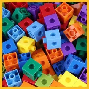 베이직 큰블록 사각블록 대용량 약270pcs 놀이교구