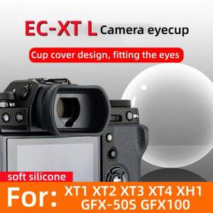 호환 부드러운 고무 EC-XT L 아이컵 뷰파인더 보호 커버 후지 XT1 XT2 XT3 XT4 XH1 X-T4 GFX-50S GFX100 ECXT 카메라 액세서리